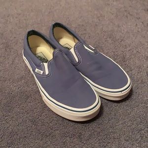 Navy Blue Slip On Vans